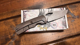 MCNEES KNIVES LITTLE DIXON ATOMIC BRONZE TI W/3.25" MAGNACUT