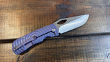 McNees Dixon - 3.75" Blade - Magnacut - Shockwave Violet Satin SW Blade