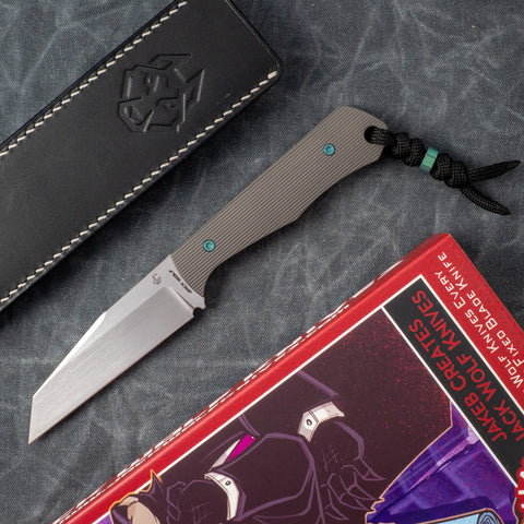 Jack Wolf COLLUSION - TITANIUM STRIPE HAND SATIN