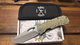 McNees Dixon Green/Bronze Rock Grind w/SW Magnacut Blade (Free Knife Pouch)