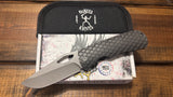 McNees Dixon Antiqued New Dragon Scale w/ Magnacut Blade (Free Knife Pouch)