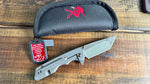 Attn2Detail Mark 3 Medium/ Satin Magnacut Blade Tanto Compound Grind Speedhole Stonewashed