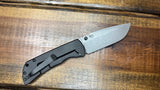 McNees Mac2 Blk Speedhole Drop Point w Black Hardware Gen 2