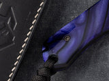 Jack Wolf COLLUSION - KIRINITE PURPLE WAVE BELT SATIN DLC