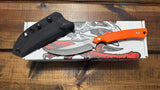 McNees Fowl Play Fixed Blade Orange G10 w/ Magnacut Blade