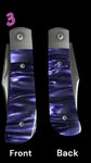 BENNY’S CLIP - KIRINITE COSMIC PURPLE HAND SATIN 3