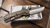 McNees Dixon w/ Bronze Frag Titanium Handles & Satin MagnaCut