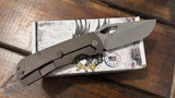 McNees 3.75 DX Dixon Folding Knife Diamond Bronze Atomic Handle