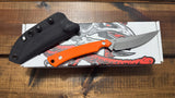 McNees Fowl Play Fixed Blade Orange G10 w/ Magnacut Blade