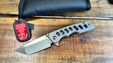 Attn2Detail Mark 3 Medium/ Satin Magnacut Blade Tanto Compound Grind Speedhole Stonewashed