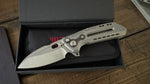 Reate Knives T6000 Frame Lock Knife Titanium (3.1" Satin)