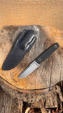 Big I Design Signal Black G10 w/ Leather Sheath