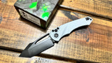 Heretic Mini Pariah Manual Tanto - Gray Polymer - Black Magnacut - H053-4A-GRY