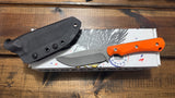 McNees Ridge Runner Fixed Blade Orange G10 w/ SW Magnacut Blade