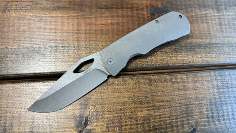 MCNEES KNIVES DIXON 3.75" SW MAGNACUT BLADE AND TEXTURED SW TI HANDLES AND HARDWARE