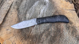 Tracy Larock Full Size TimberJack Clip Point w/Shredded CF W2 Steel