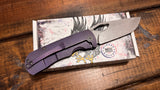 MCNEES KNIVES LITTLE DIXON ATOMIC VIOLET TI W/ 3.25" MAGNACUT