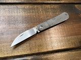 Jack Wolf Knives Laid Back Jack Slip Joint Knife Jigged Ti