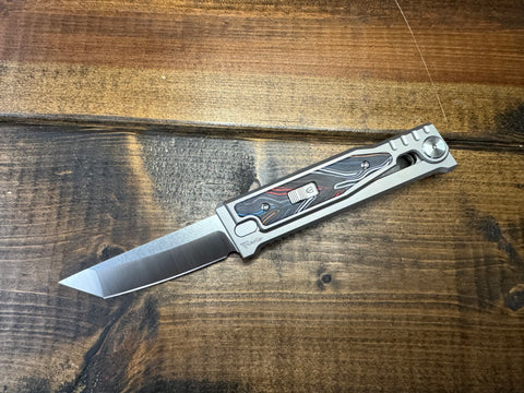 REATE EXO-M G10 MULTI COLOR  KNIFE TITANIUM 2.95" TANTO SATIN ELMAX