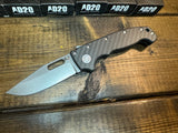 Demko Knives MG AD20S 20cv Clip Point Shark-Lock Knife Black Carbon Fiber (Limit 1 per household)