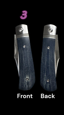 BENNY’S CLIP - BLUE LINEN MICARTA 3