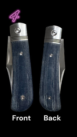 BENNY’S CLIP - BLUE LINEN MICARTA 4