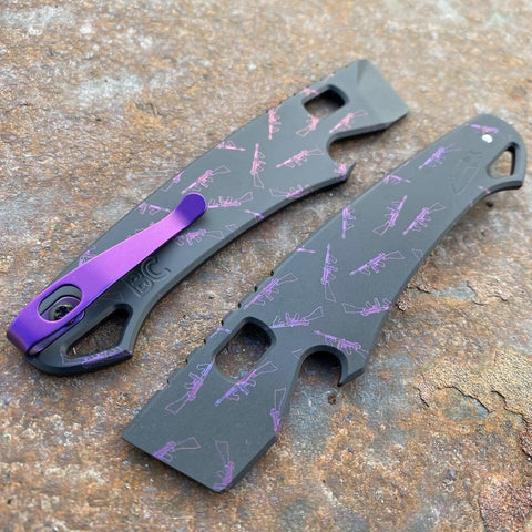 Lynch NW Blade Capone Exclusive Tommy Gun v1.0 Prybar - Black Cerakote - Purple