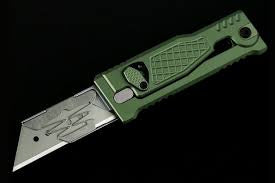 (Pre-Order Expected Early May)  Reate EXO-U Utility Blade - Green Aluminum